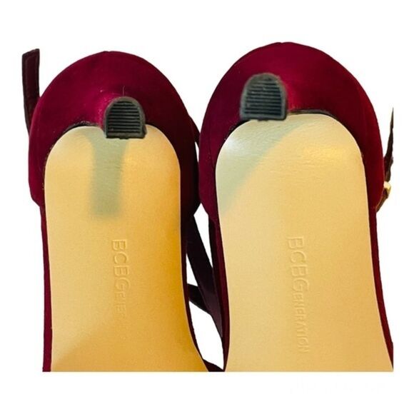 BCBGeneration Strappy Suede Heels -‎ Sz 8 - Picture 6 of 8